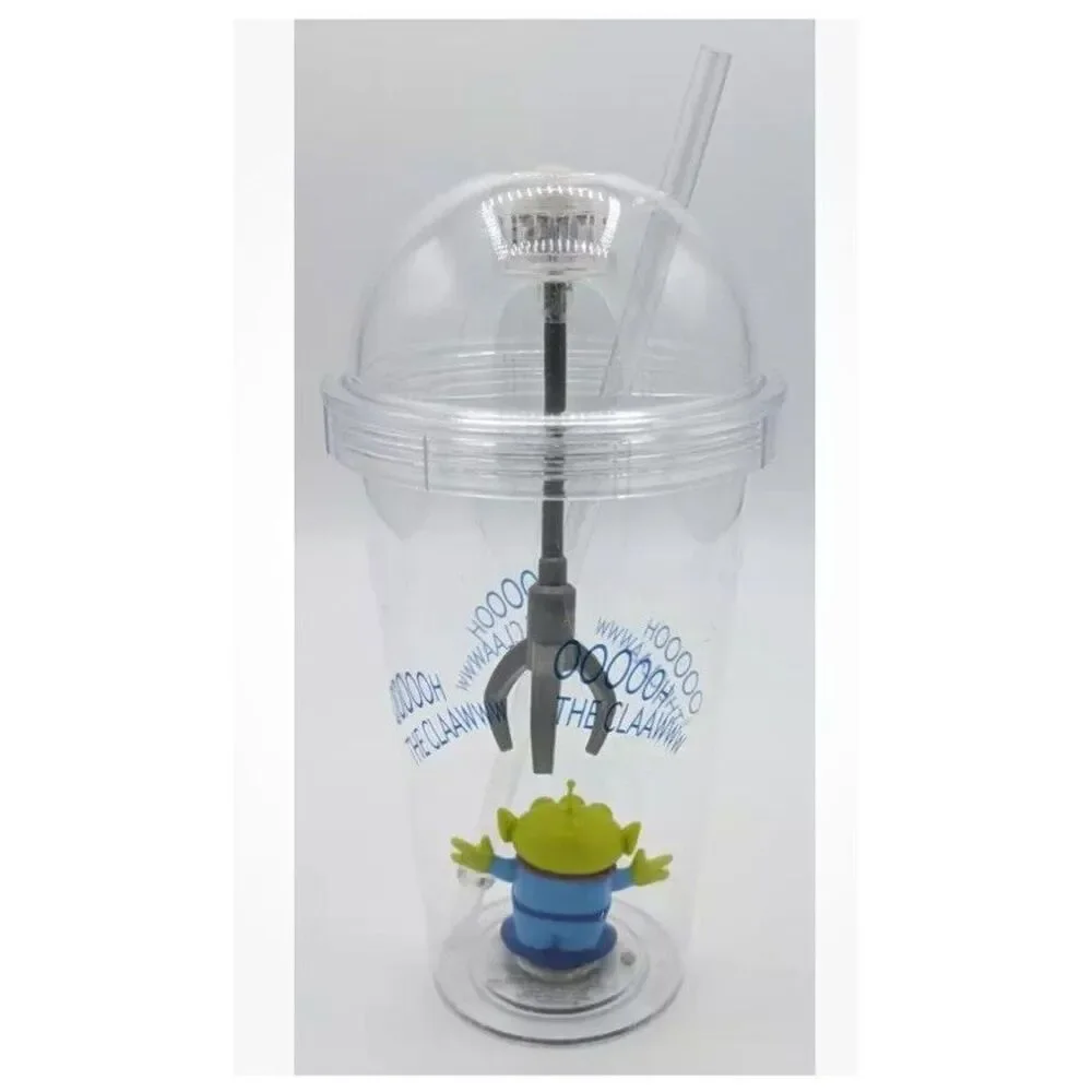 Disney Parks Pixar Toy Story Land Little‎ Green Alien Claw Light-up Cup w/ Straw